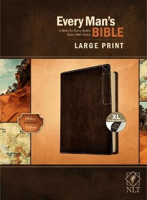 Stephen Arterburn - NLT Every Man's Bible, Large Print, Deluxe Explorer Edition, Inbunden