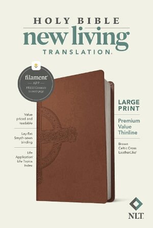 Tyndale - NLT Large Print Premium Value Thinline Bible, Filament, Inbunden. Tillgänglighet: Lägg i varukorg
