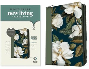 Tyndale - NLT Compact Giant Print Zipper Bible, Filament-Enabled Edition (Leatherlike, Magnolia Sage Green, Red Letter), Inbunden. Tillgänglighet: Lägg i varukorg