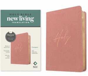 Tyndale - NLT Compact Bible, Filament-Enabled Edition (Leatherlike, Holy Dusty Pink, Red Letter), Inbunden