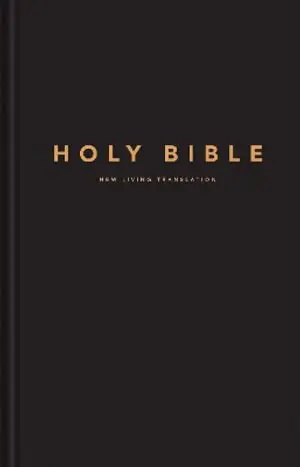 NLT Large Print Pew Bible, Black