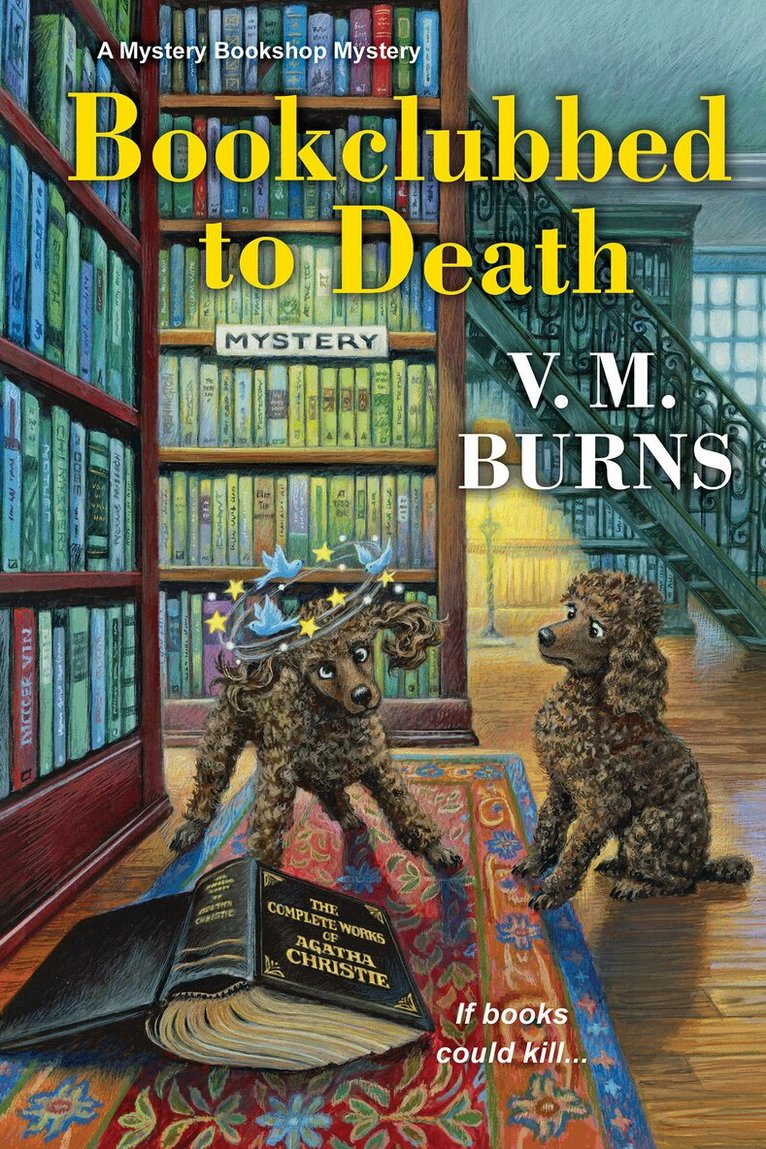 V.M. Burns - Bookclubbed to Death, Häftad
