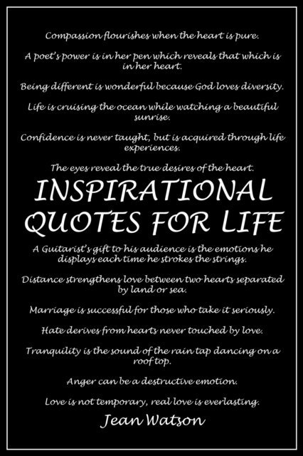 Jean Watson - Inspirational Quotes for Life, E-bok