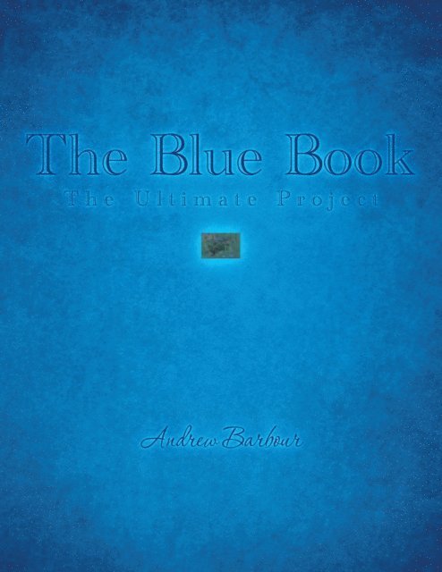 Andrew Barbour - Blue Book, E-bok