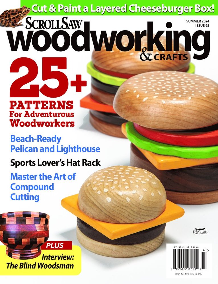 Editors of Scroll Saw Woodworking & Crafts - Scroll Saw Woodworking & Crafts Issue 95 Summer 2024, Häftad. Tillgänglighet: Tillfälligt slut