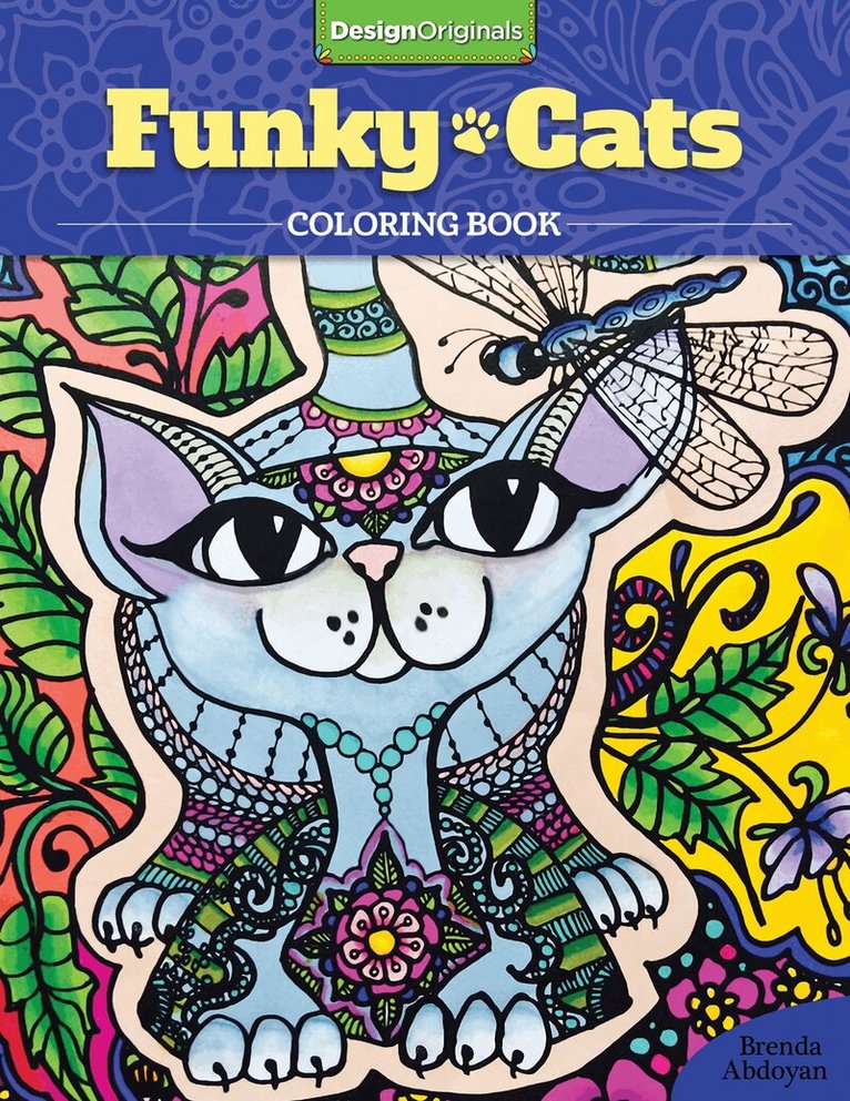 Brenda Abdoyan - Funky Cats Coloring Book, Häftad