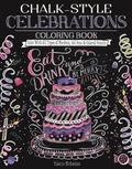 Chalk-Style Celebrations Coloring Book