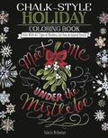 Chalk-Style Holiday Coloring Book