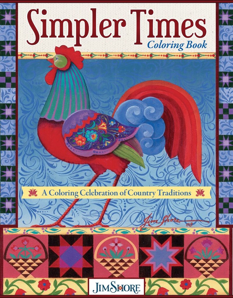 Jim Shore - Simpler Times Coloring Book, Häftad. Tillgänglighet: Tillfälligt slut