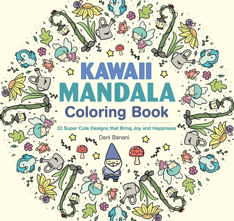 Dani Banani - Kawaii Mandala Coloring Book, Häftad