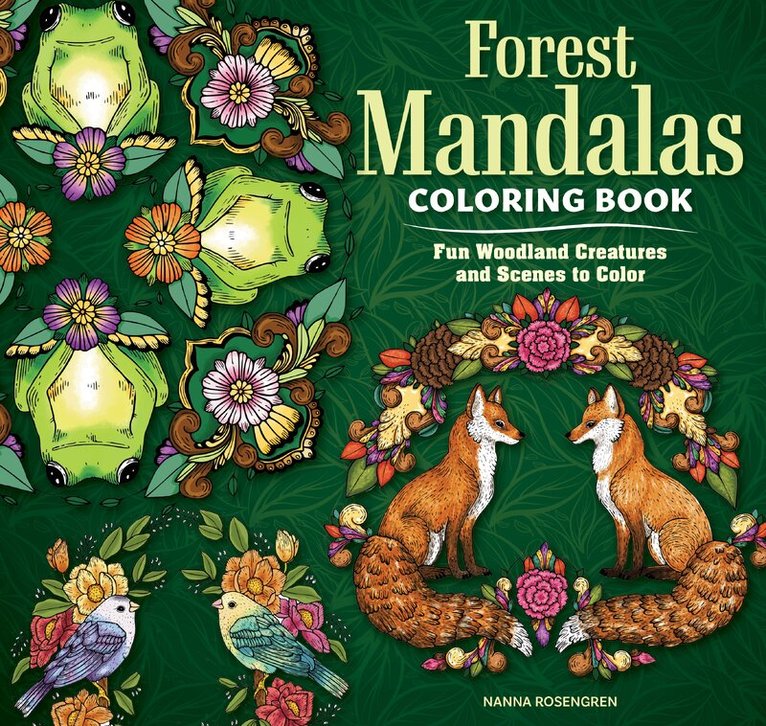 Nanna Rosengren - Forest Mandalas Coloring Book, Häftad
