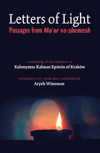 Aryeh Wineman, Kalonymus Kalman Epstein - Letters of Light, E-bok