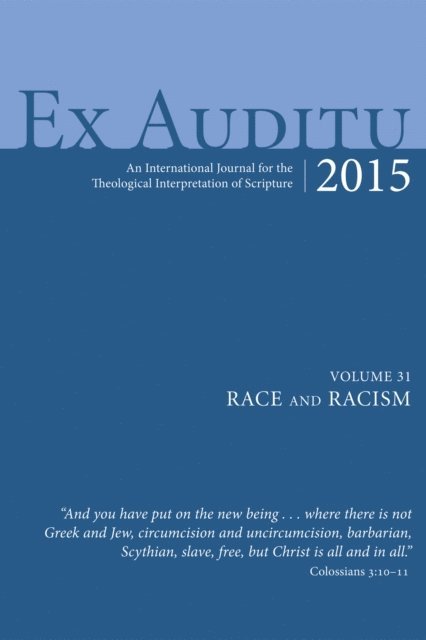 Klyne Snodgrass - Ex Auditu - Volume 31, E-bok
