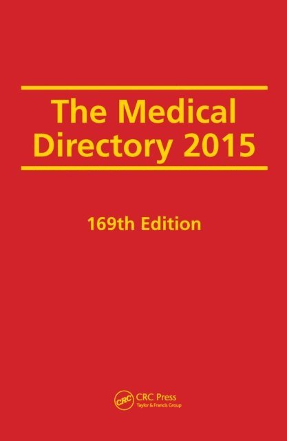 Brenda Wren - Medical Directory 2015, E-bok