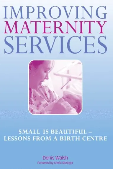 Norman Ellis, Sheila Kitzinger, Denis Walsh - Improving Maternity Services, E-bok
