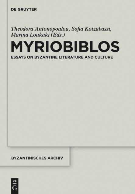 Marina Loukaki, Sofia Kotzabassi, Theodora Antonopoulou - Myriobiblos, E-bok