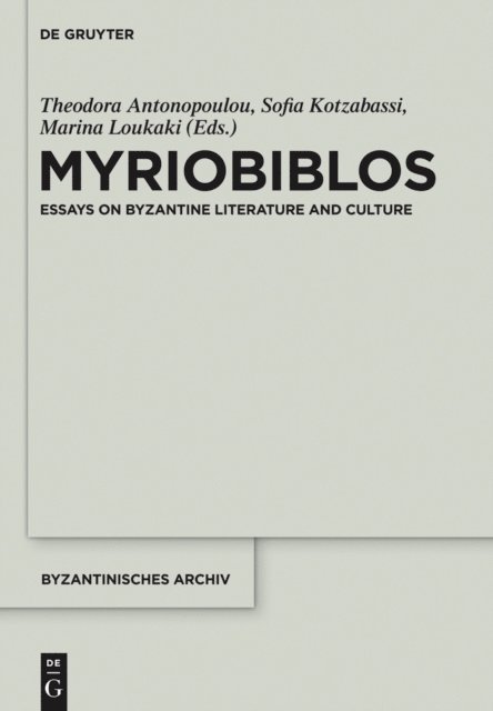 Marina Loukaki, Sofia Kotzabassi, Theodora Antonopoulou - Myriobiblos, E-bok