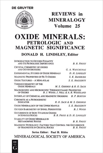 Donald H. Lindsley - Oxide Minerals, E-bok