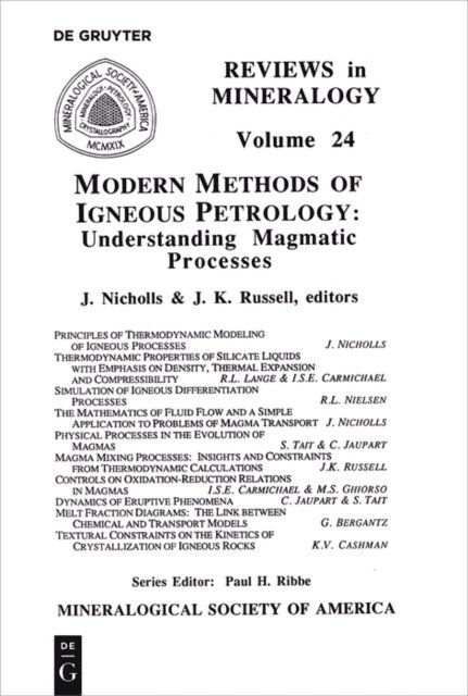 Kelly Russell, James NICHOLLS - Modern Methods of Igneous Petrology, E-bok