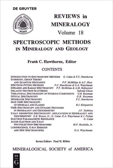Frank C. Hawthorne - Spectroscopic Methods in Mineralogy and Geology, E-bok