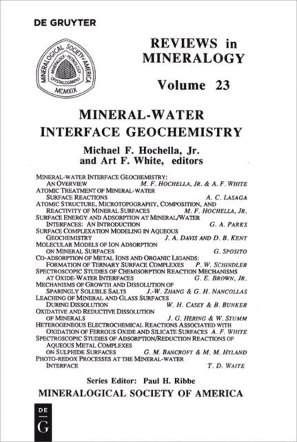 Art F. White, Michael F. Hochella - Mineral-Water Interface Geochemistry, E-bok