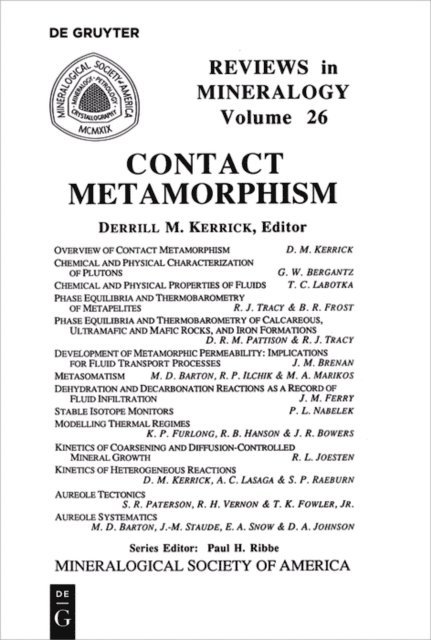 Derrill M. Kerrick - Contact Metamorphism, E-bok