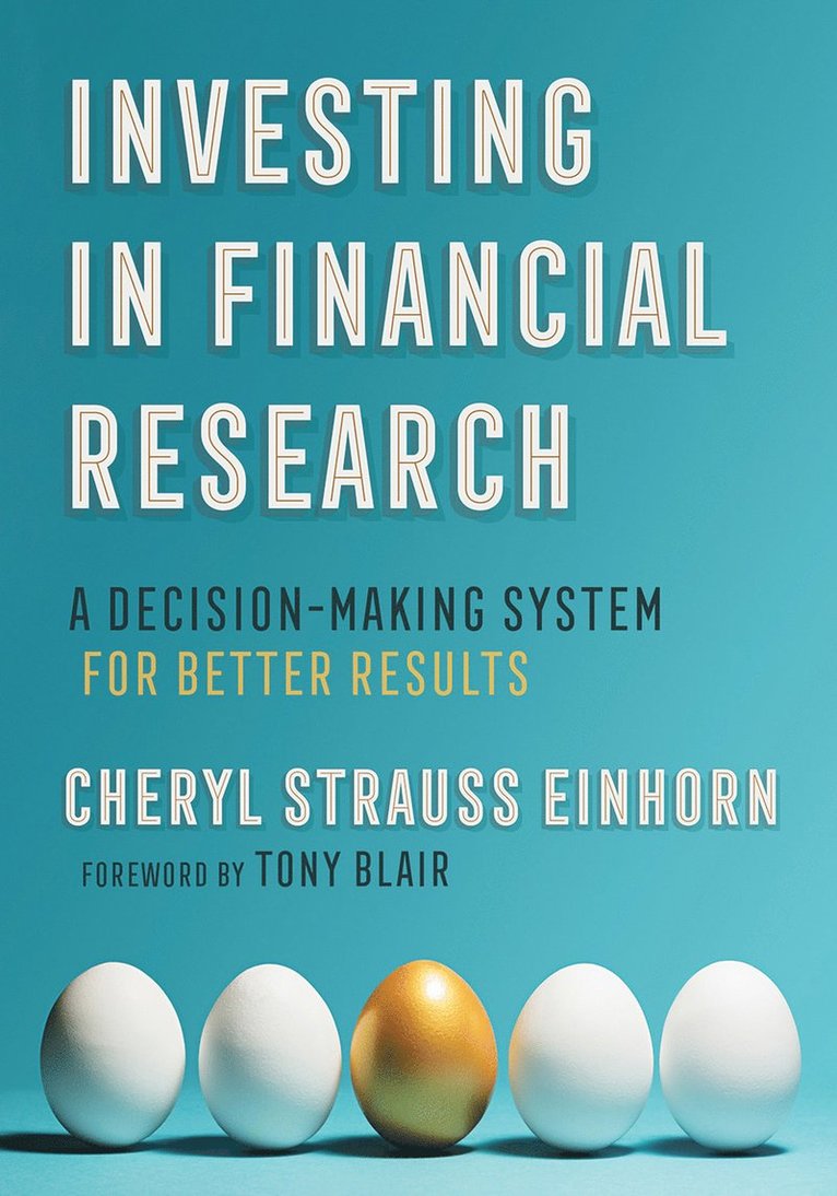 Cheryl Strauss Einhorn - Investing in Financial Research, Häftad