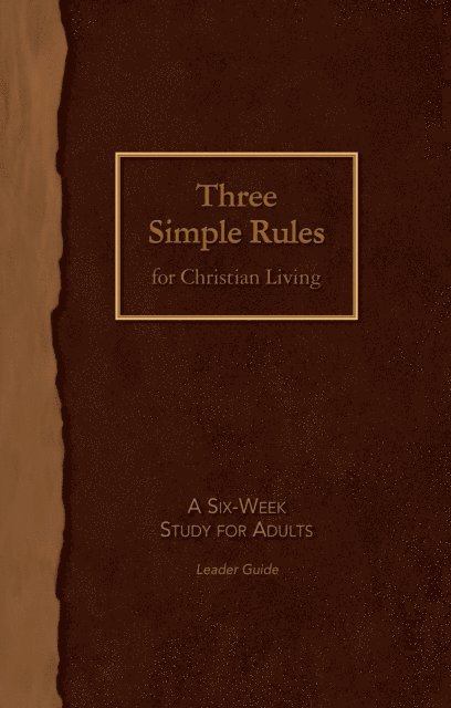 Jeanne Torrence Finley, Bishop Rueben P. Job - Three Simple Rules for Christian Living Leader Guide, E-bok