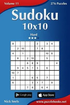Nick Snels - Sudoku 10x10 - Hard - Volume 11 - 276 Puzzles, Häftad. Tillgänglighet: Lägg i varukorg