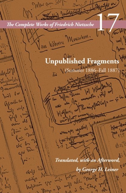 Friedrich Nietzsche, Alan Schrift - Unpublished Fragments (Summer 1886-Fall 1887), E-bok