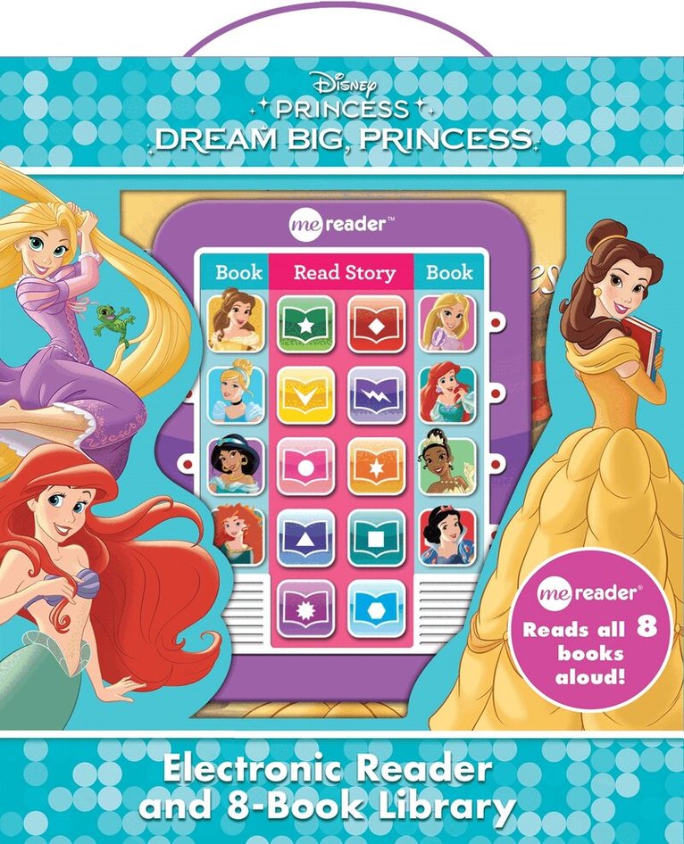 PI Kids - Disney Princess: Dream Big, Princess Me Reader Electronic Reader and 8-Book Library Sound Book Set. Tillgänglighet: Tillfälligt slut