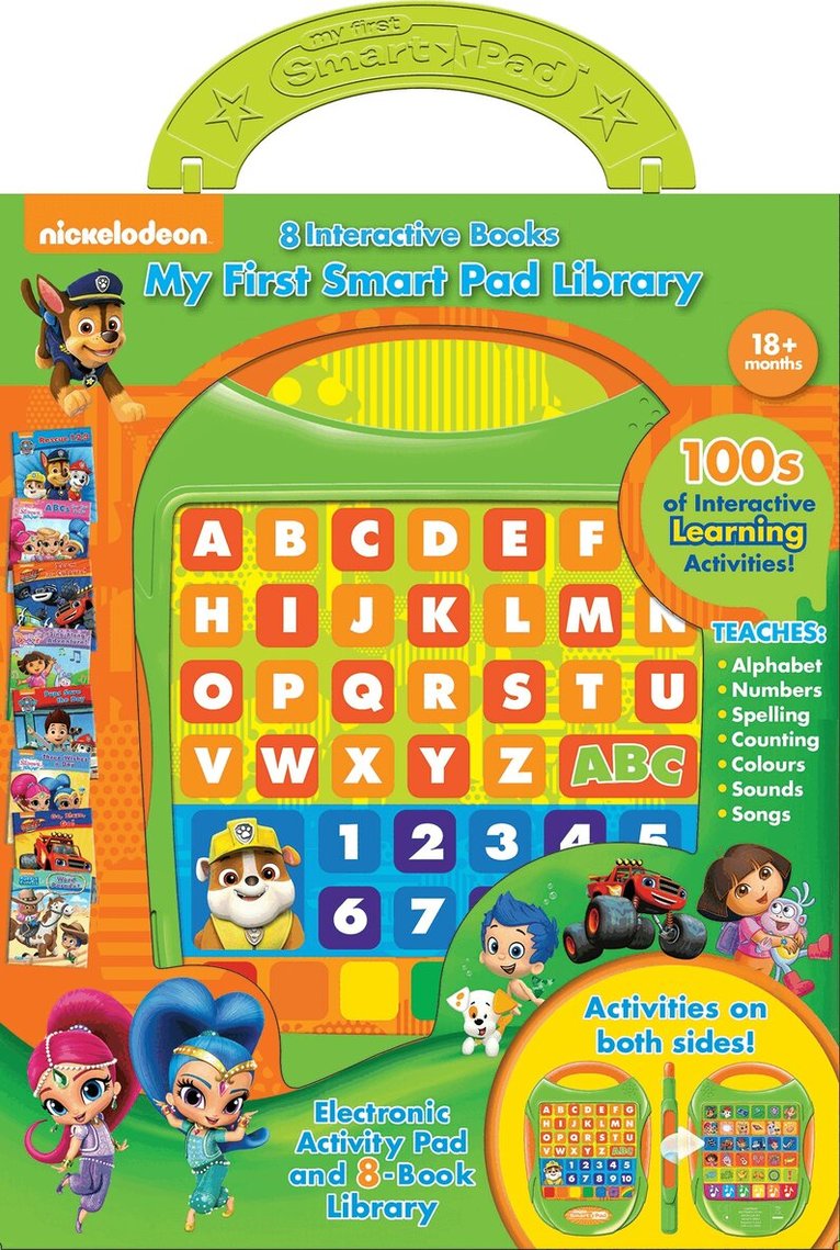 PI Kids - Nickelodeon: My First Smart Pad Electronic Activity Pad and 8 Book Library, Övrigt