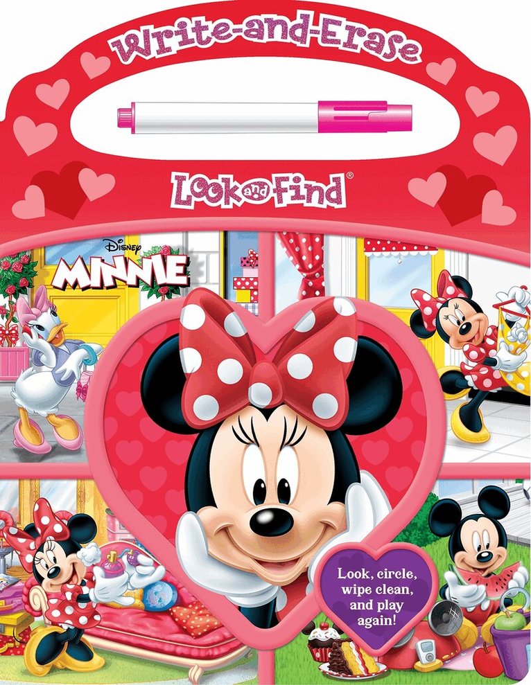PI Kids - Disney Minnie: Write-and-Erase Look and Find, Kartonnage. Tillgänglighet: Lägg i varukorg