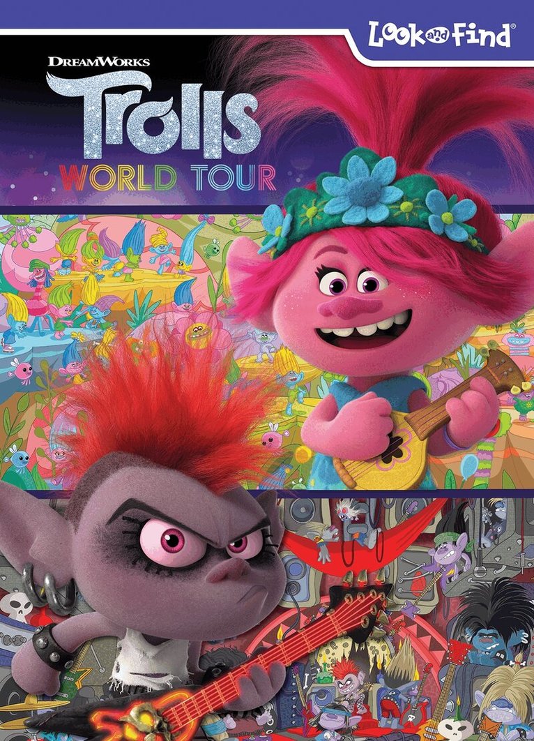 DreamWorks Trolls World Tour: A Troll New World Look and Find, Inbunden