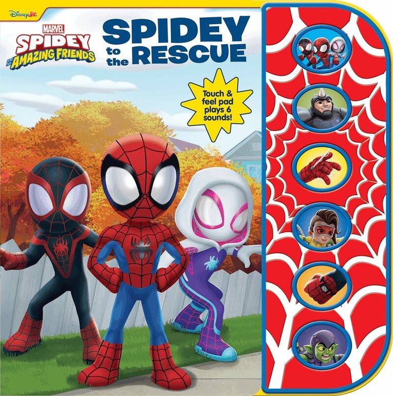 P I Kids - Spidey To The Rescue Textured Sound, Inbunden