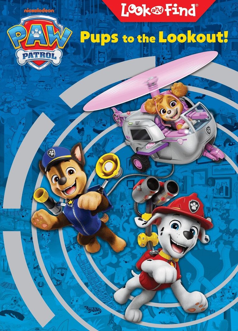 PI Kids - Nickelodeon PAW Patrol: Pups to the Lookout! Look and Find, Inbunden