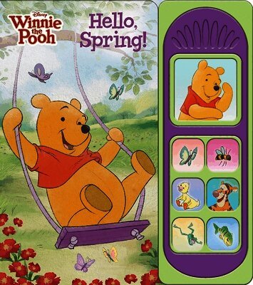 P I Kids - Disney Winnie The Pooh Hello Spring Little Sound Book, Inbunden