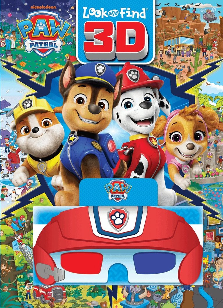 PI Kids - Nickelodeon PAW Patrol: Look and Find 3D, Inbunden