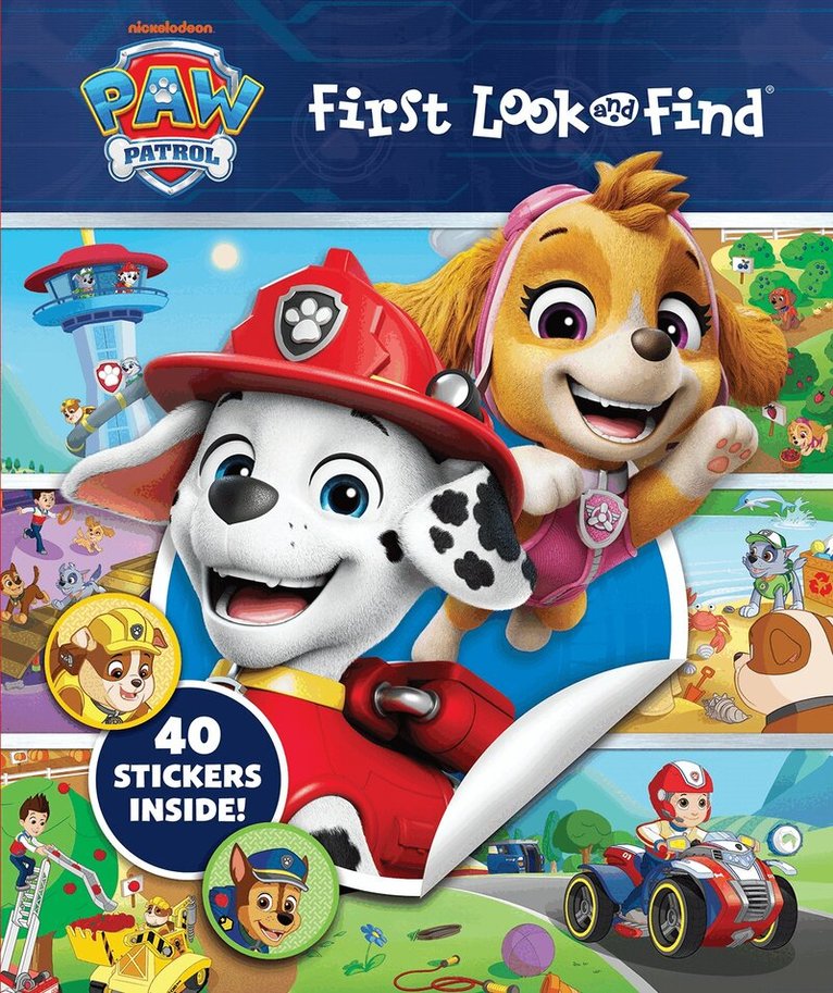 PI Kids - Nickelodeon PAW Patrol: First Look and Find, Inbunden