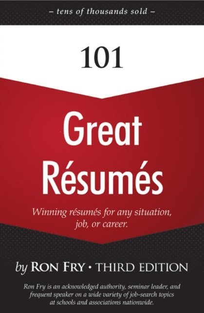 Ron Fry - 101 Great Resumes, E-bok. Tillgänglighet: Lägg i varukorg