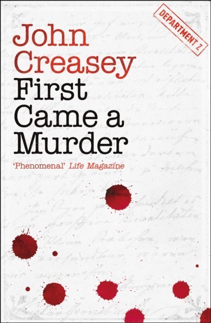 John Creasey - First Came a Murder, E-bok