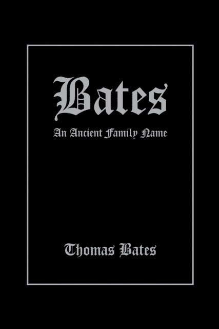 Thomas Bates - Bates, E-bok