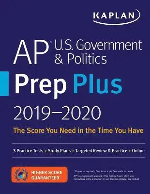 Kaplan Test Prep - AP U.S. Government & Politics Prep Plus 2019-2020, Häftad