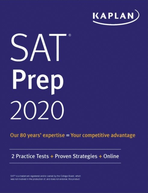 Kaplan Test Prep - SAT Prep 2020, E-bok