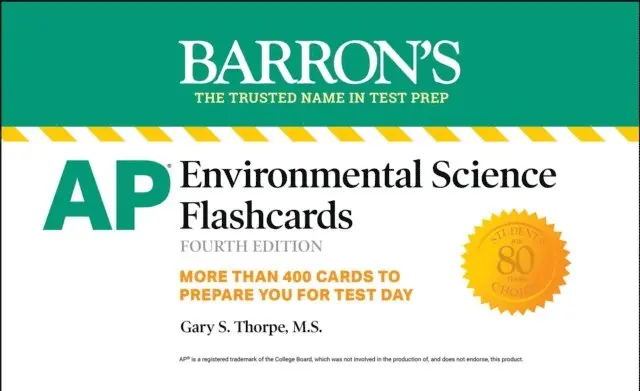 Gary S. Thorpe - AP Environmental Science Flashcards, Fourth Edition: Up-to-Date Review, E-bok. Tillgänglighet: Lägg i varukorg