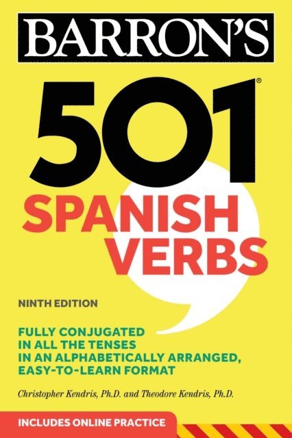 Theodore Kendris, Christopher Kendris - 501 Spanish Verbs, Ninth Edition, E-bok. Tillgänglighet: Lägg i varukorg