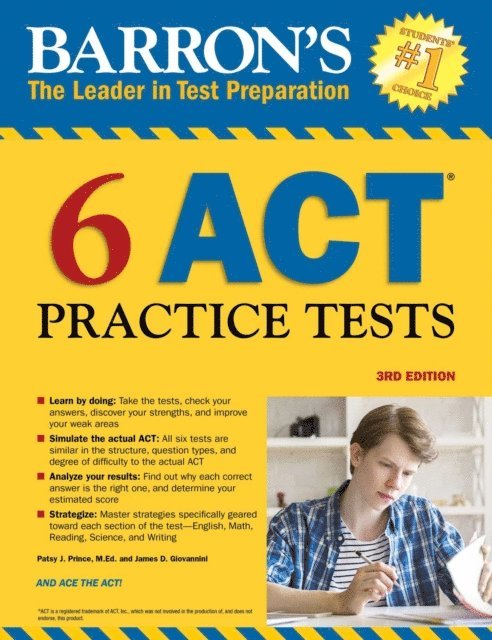 James D. Giovannini, Patsy J. Prince - 6 ACT Practice Tests, E-bok