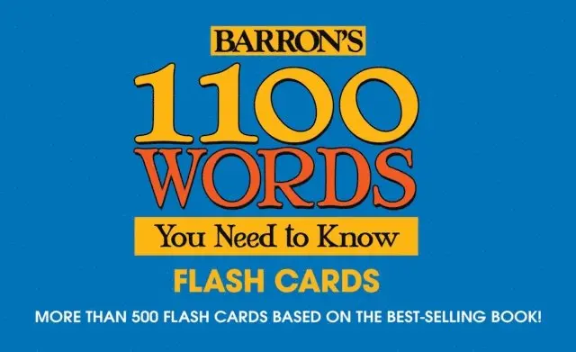 Murray Bromberg, Melvin Gordon - 1100 Words You Need to Know Flashcards, E-bok. Tillgänglighet: Lägg i varukorg