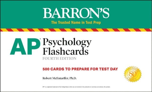 Allyson J. Weseley, Robert McEntarffer - AP Psychology Flashcards, E-bok