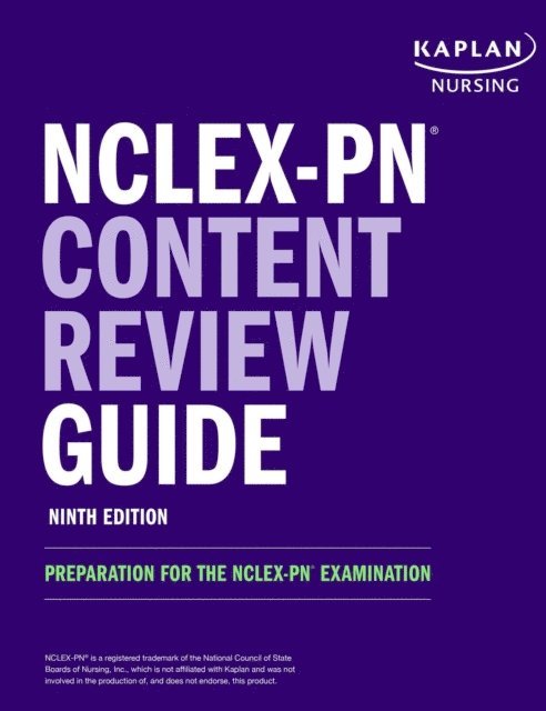 Kaplan Nursing - NCLEX-PN Content Review Guide, E-bok